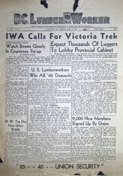 The B.C. Lumber Worker, Vol. XVII, No. 12, May 28, 1946
