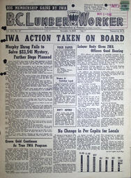 The B.C. Lumber Worker, Vol. XIX, No. 27, November 8, 1948