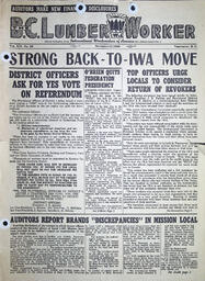 The B.C. Lumber Worker, Vol. XIX, No. 28, November 15, 1948