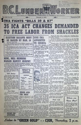 The B.C. Lumber Worker, Vol. XIX, No. 36, February 3, 1949