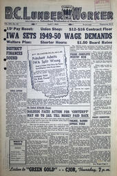The B.C. Lumber Worker, Vol. XIX, No. 40, April 7, 1949