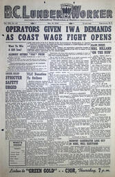The B.C. Lumber Worker, Vol. XIX, No. 43, May 19, 1949