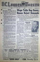 The B.C. Lumber Worker, Vol. XIX, No. 46, July 7, 1949