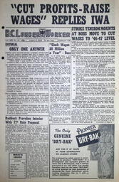 The B.C. Lumber Worker, Vol. XIX, No. 48, August 11, 1949