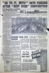 The B.C. Lumber Worker, Vol. XIX, No. 50, October 6, 1949