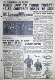 The B.C. Lumber Worker, Vol. XIX, No. 51, October 20, 1949