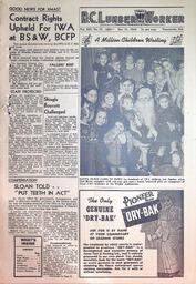 The B.C. Lumber Worker, Vol. XIX, No. 55, December 15, 1949