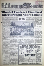 The B.C. Lumber Worker, Vol. XIX, No. 69, July 20, 1950