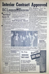 The B.C. Lumber Worker, Vol. XIX, No. 72, September 21, 1950