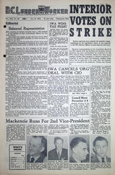 The B.C. Lumber Worker, Vol. XIX, No. 98, October 18, 1951