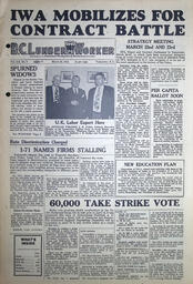 The B.C. Lumber Worker, Vol. XX, No. 8, March 20, 1952