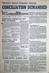 The B.C. Lumber Worker, Vol. XX, No. 11, May 1, 1952