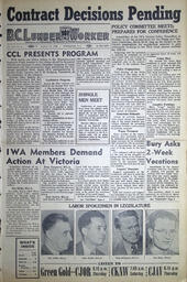 The B.C. Lumber Worker, Vol. XXI, No. 6, March 19, 1953
