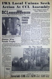 The B.C. Lumber Worker, Vol. XXII, No. 18, 2nd Issue, September 1954