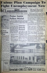 The B.C. Lumber Worker, Vol. XXII, No. 21, 1st Issue, November 1954