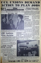 The B.C. Lumber Worker, Vol. XXII, No. 22, 2nd Issue, November 1954