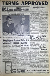 The B.C. Lumber Worker, Vol. XXII, No. 13, 1st Issue, July 1955