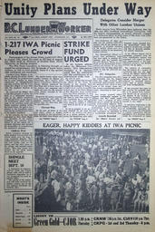 The B.C. Lumber Worker, Vol. XXII, No. 16, 2nd Issue, August 1955