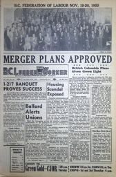The B.C. Lumber Worker, Vol. XXII, No. 22, 2nd Issue, November 1955