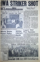 The B.C. Lumber Worker, Vol. XXIII, No. 1, 1st Issue, January 1956