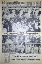 The B.C. Lumber Worker, Vol. XXIII, No. 3, 1st Issue, February 1956