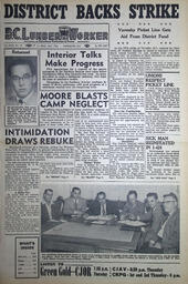 The B.C. Lumber Worker, Vol. XXIII, No. 13, 1st Issue, July 1956