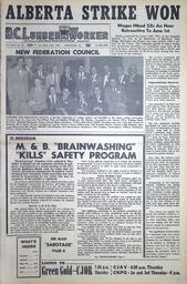 The B.C. Lumber Worker, Vol. XXIII, No. 22, 2nd Issue, November 1956