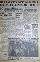 The B.C. Lumber Worker, Vol. XXIV, No. 1, 1st Issue, January 1957