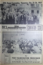 The B.C. Lumber Worker, Vol. XXIV, No. 5, 1st Issue, March 1957