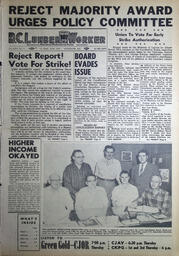 The B.C. Lumber Worker, Vol. XXIV, No. 11, 1st Issue, June 1957