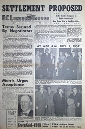 The B.C. Lumber Worker, Vol. XXIV, No. 13, 1st Issue, July 1957