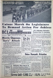 The B.C. Lumber Worker, Vol. XXV, No. 5, 1st Issue, March 1958