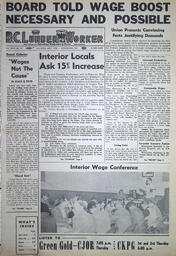 The B.C. Lumber Worker, Vol. XXV, No. 10, 2nd Issue, May 1958