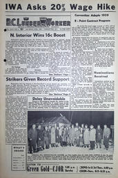 The B.C. Lumber Worker, Vol. XXVI, No. 4, 2nd Issue, February 1959