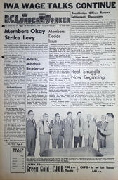 The B.C. Lumber Worker, Vol. XXVI, No. 9, 1st Issue, May 1959