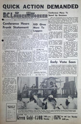 The B.C. Lumber Worker, Vol. XXVI, No. 11, 1st Issue, June 1959