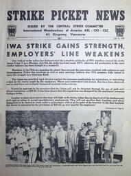 The B.C. Lumber Worker Strike Picket News, Vol. 1, No. 1, July 16, 1959