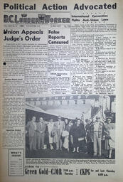 The B.C. Lumber Worker, Vol. XXVI, No. 16, 1st Issue, September 1959