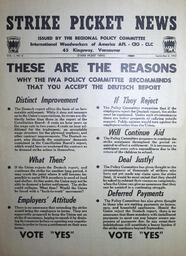 The B.C. Lumber Worker Strike Picket News, Vol. 1, No. 6, September 8, 1959