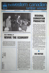 The Western Canadian Lumber Worker, Vol. XLX, No. 2, November 1982