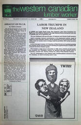 The Western Canadian Lumber Worker, Vol. 51, No. 5, Summer Issue, 1984
