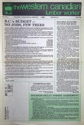 The Western Canadian Lumber Worker, Vol. 52, No. 1, April 1985