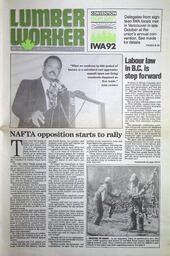 The Lumber Worker, Vol. 57, No. 5, December 1992