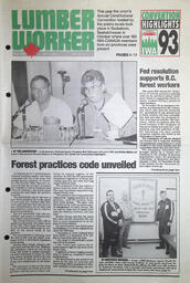 The Lumber Worker, Vol. 58, No. 5, December 1993