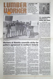 The Lumber Worker, Vol. 60, No. 4, November 1995