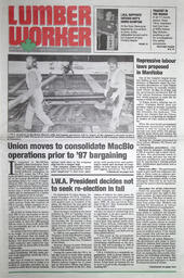 The Lumber Worker, Vol. 61, No. 3, September 1996