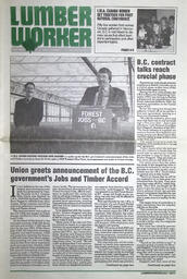 The Lumber Worker, Vol. 62, No. 2, July 1997