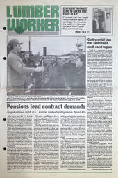 The Lumber Worker, Vol. 65, No. 1, April 2000