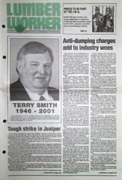 The Lumber Worker, Vol. 66, No. 3, November 2001