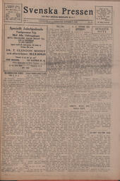 Svenska Pressen - December 8, 1932